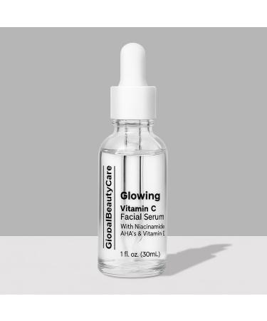 Global Beauty Care Vitamin C - Facial Serum with Niacinamide AHA & Vitamin E 1fl oz 30ml 1 Fl Oz (Pack of 1) - Buy Online on GoSupps.com