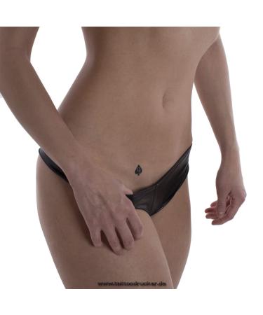 Queen of Spades Mini Tattoo - Black QoS Tattoo for Hotwife & BBC Lovers - Buy Online on GoSupps.com