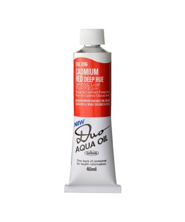 Holbein Duo Aqua Oil Cadmium Red Deep Hue (A) 40ml