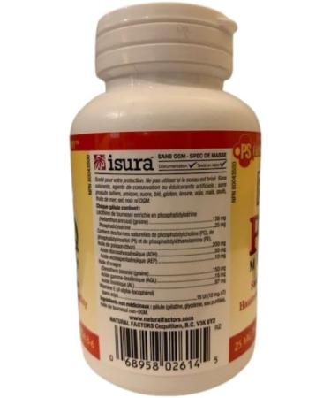 Natural Factors PSIQ Memory 60 Softgels - Buy Online on GoSupps.com