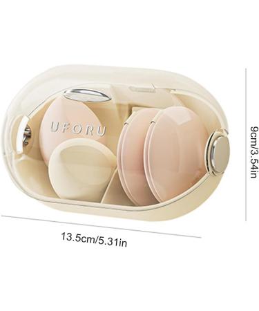 Makeup Sponge Holder Wall Hangings Beauty Egg Holder | Cosmetic Storage Box with Drainage Hole Dustproof and Breathable Display Case Puff Egg Holder - Buy Online on GoSupps.com