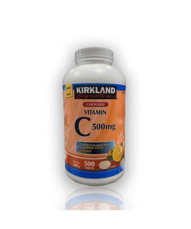 Kirkland Vitamin C 500Mg 500Tablets 500 Count (Pack of 1)