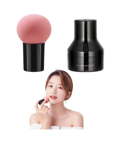 Shop Pink Mushroom Makeup Brush & Foundation Sponge - Perfect for Liquid & Powder Application | International Shipping - Buy Online on GoSupps.com
