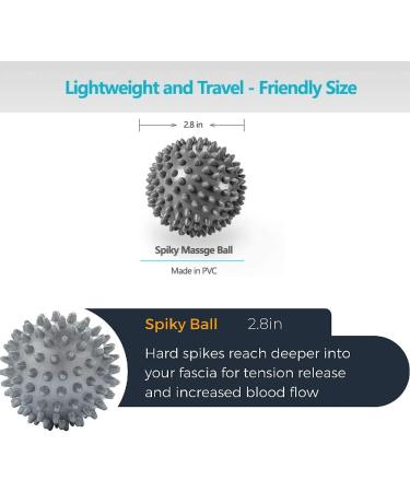 Karlor Igelball Massageball Set - 2 Hedgehog Balls for Body Massage Relaxation & Muscle Relief - Ideal for Shoulders Neck Back & Feet - Buy Online on GoSupps.com