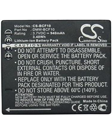 WIGOR Battery Replacement for Panasonic DMW-BCF10E | Compatible with Lumix DMC-FX40 Series | International Shipping Available - Buy Online on GoSupps.com