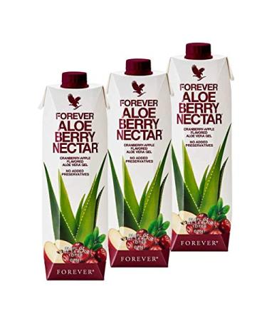Aloe Vera Forever Living Aloe Vera Berry Nectar Gel 1 Litre (Pack of 3)