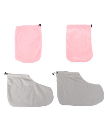 FRCOLOR 1 Set gloves exfoliate glove exfoliating mitts paraffin wax foot covers reusable foot covers grooming glove heated mittens spa mittens spa hand bag Wax Mitts Hand Foot Care Tools