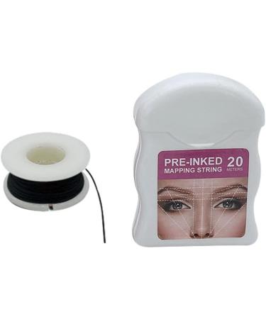 Eyebrow Mapping String Pre-Inked Microblading Mapping String Microblading Eyebrow String Supplies Black - Buy Online on GoSupps.com