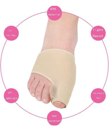 DEAVER Hallux Valgus Corrector Toe Separation Set - Silicone Bunion Straightener & Protector for Men and Women - Foot Pain Relief (4 pairs) - Buy Online on GoSupps.com