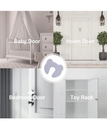 Kids Foam Door Stop 6PC Set - Baby Safety Finger Guard (White) - Buy Online on GoSupps.com