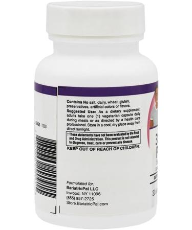 BariatricPal Prebiotic & Probiotic 35 Billion CFU Gastrointestinal & Immune Health Capsules (30 Count) 30 Count (Pack of 1) - Buy Online on GoSupps.com