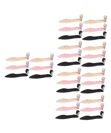 NOLITOY 15 Pairs High Heel Insole Heel Cushion Support Comfortable Heel Pads Non Slip Heel Pads for Shoes Adhesive Heel Liners High Heel Insert Heel Pads Heel Liner Breathable Heel Pads