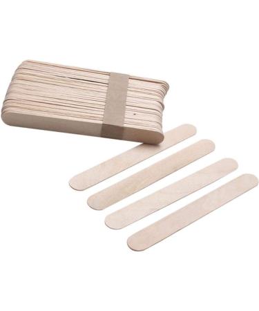 Wooden Wax Applicator Spatula Stick Hair Removal Disposable Stick 10 PCS - Buy Online on GoSupps.com