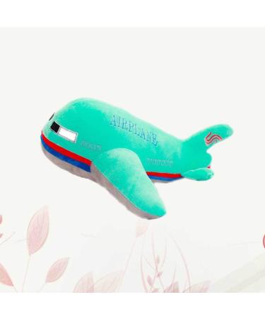 TOYANDONA Green Airplane Shaped Kids Doll Plush Pillow - 40*40cm - Buy Online on GoSupps.com