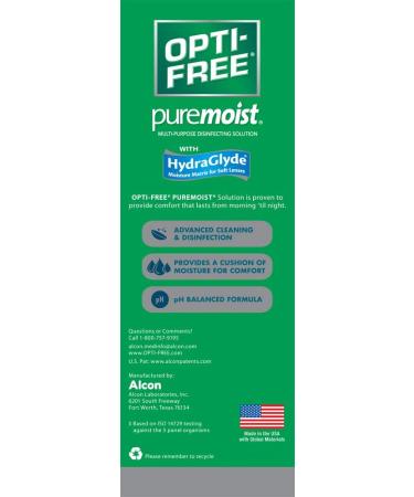 Opti-Free Puremoist Multi-Purpose Disinfecting Solution 16oz with Lens Case | Contact Lens Care - Buy Online on GoSupps.com