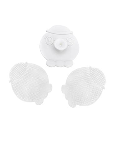 minkissy Brush Face Cleansing Brush Facial Brush Skin Friendly Silicone Brush Silicone White 7x6.2cm