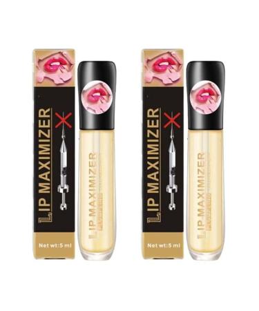 2 Pi ces Instrumentan Vitamin E Lip Serum Lip Maximizer Balm Plumper Vitamin E S rum repulpant pour les l vres repulpant les l vres hyaluronique limine La S cheresse Rides Am liore La Brillance