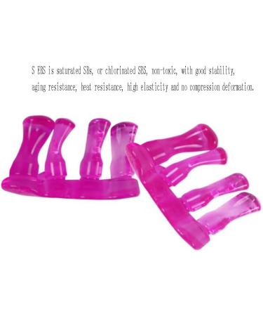 DEAVER Gel Toe Separators - Silicone Toe Spacers for Overlapping Toes and Bunions - 1 Pair - Buy Online on GoSupps.com