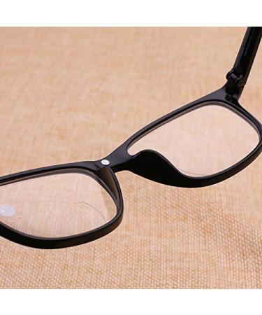 Lasree 3 PRS +3.00 Classic Reading Glasses for Men - Stylish Black Eyeglasses - International Shipping Available - Buy Online on GoSupps.com