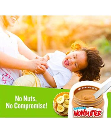 WOWBUTTER Creamy Plant Protein Spread, Peanut and Tree Nut Free, Non-GMO Soy, 1.1 Pound (Pack of 6) - Buy Online on GoSupps.com