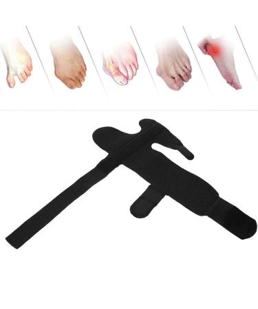 ANGGREK Sun Protection Jacket Long Toe Corrector | Foot Correction Straightener System for Big Toe | Black Right Foot Brace for Toe Alignment - Buy Online on GoSupps.com