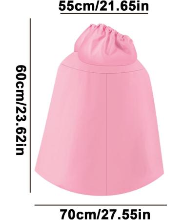Foot Diving Bucket Cover Thickened Foot Tub for Soaking Feet Full Leg Wrap | Convenient Washbasin Waterproof Tub for Camping Travel Students Pink color - Buy Online on GoSupps.com