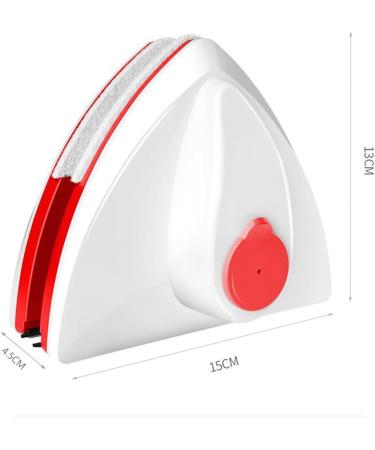 Magnetic Glass Window Cleaning Tool Water Discharge Double-Layer Wiper Household Special Window Cleaner for Home C Easy Install Easy to Use White&amp;red - Buy Online on GoSupps.com