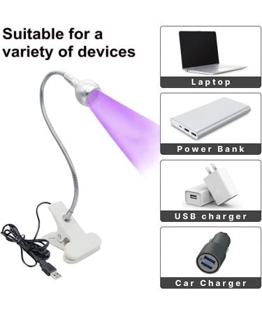 USB 3W LED UV Phone Glue Curing Lamp for Mobile Repair - Silver - Buy Online on GoSupps.com
