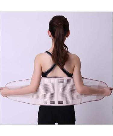 Tylxayoxa Lumbar Spine Support Belt for Men & Women - Beige XXL | Relieve Pain & Prevent Damage - Buy Online on GoSupps.com