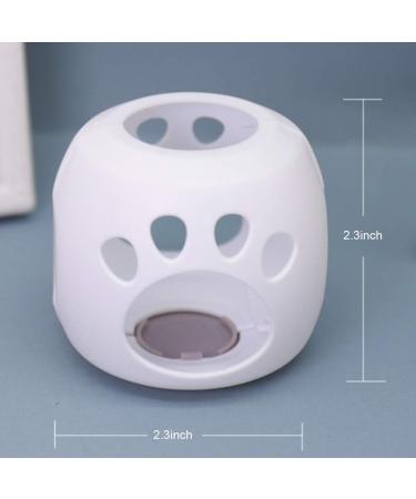 Jakuva 10 Pack Child Proof Door Knob Safety Cover - Lockable Design for Children Safety (White) - Buy Online on GoSupps.com