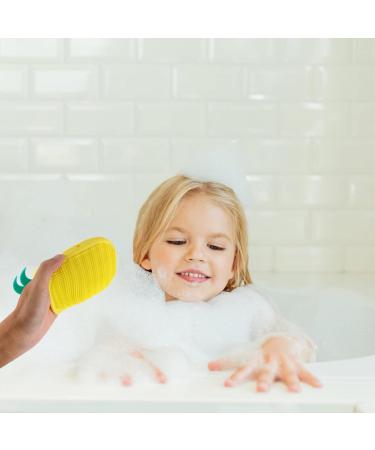 Beaupretty Body Scrub Shower Exfoliating Glove - Pineapple Shape Silicone Back Mitt for Ultimate Bathing Experience | Green Body Cleaning Brush - Buy Online on GoSupps.com