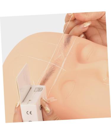 Mipcase Makeup Tools Pro Tools Beauty Tools Brow Map Line Eyebrow Measure Tool Make up Wire Box 4.6x1.8x7.5cm White - Buy Online on GoSupps.com