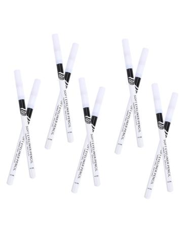 DOITOOL 24pcs Eyeliner Pencil Eyeshadow Eye Makeup Drawing Pen Eye Line Drawing Tool Girl Wooden Pole Brush