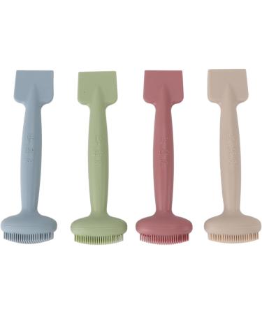 Reusable Silicone Beauty Tool Dual Ended Facial Mask Brush Featuring Specialized Scraper Eco Friendly Makeup Applicator for Spa Like Experience - Buy Online on GoSupps.com
