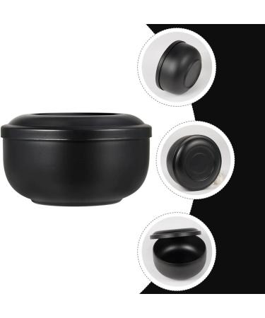 Beaupretty 1PC Black Shaving Insulating Cream Cover Tool - Deep Shave Foam Cup for Home Use | Hairdresser Cleaning Steel Container - Buy Online on GoSupps.com