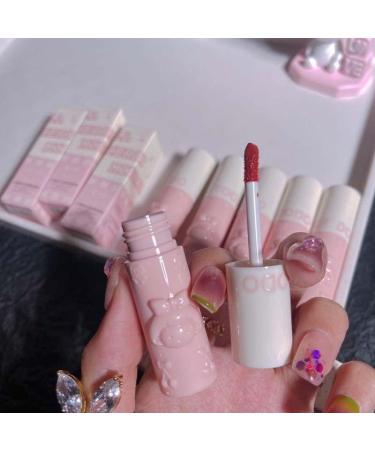  NEFLUM Relief Cerise gaufr e Lip Glaze Mirror Water Light Lip Gloss Not Fade Lip Tint Lasting Hydrateize Liquid Lipstick Cosmetics - Buy Online on GoSupps.com