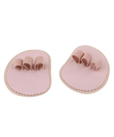 2 Cotton Pads Toe Straightener Hammer Toe Cushions-Relieve Pain - Correction & Bunion Protection