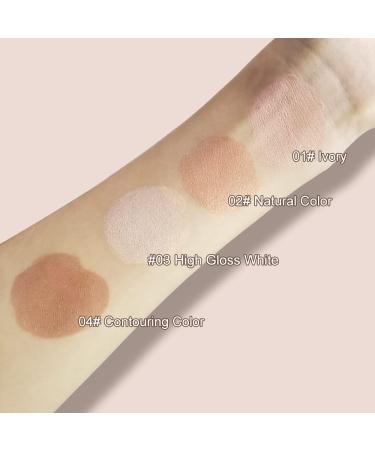 Erinde Contour Foundation Stick with Brush - Waterproof Longwear Makeup in #01 Ivory - Buy Online on GoSupps.com