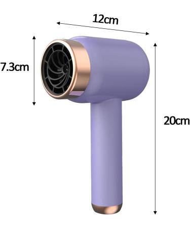 Generic Compact Hair Dryer with Fast Drying Technology for Travel And Home Use purple - Buy Online on GoSupps.com