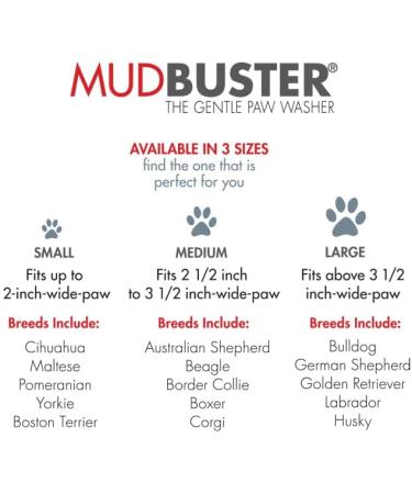 Dexas MudBuster Portable Dog Paw Washer - Effortless Paw Cleaning Solution - Buy Online on GoSupps.com