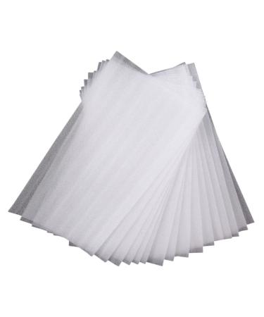 Angoily 100 Sheets Pearl Cotton Highlighter Diy Hair Dye Paper Hair Coloring Film Hair Coloring Kit Hair Wrapping Paper Strips Hair Bleach Professional Hair Dye Board Shims Foil Major Foam 41.2x14.8cmx2pcs Whitex2pcs