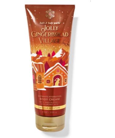Bath & Body Works - Jolly Gingerbread Village - 3 Piece Bundle - Spray - Body Cream - Shower Gel - Full Size and Hello Gorgeous Gift Bag. - Buy Online on GoSupps.com