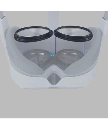 2x Magnetic Lens Rings - Scratch-Resistant Glasses Relieve Eye Fatigue Magnetic Frame - Buy Online on GoSupps.com
