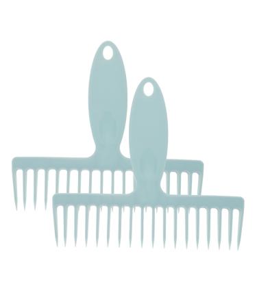 UKCOCO Lot de 2 Peignes M nagers pour Cheveux 2 Pi ces Taille Standard Outil Multi-usage Extraction Poils Nettoyage pour Balai Usage Domestique Poign e Ergonomique Confortable