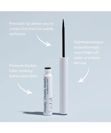 Double Duty Precision Liner: Vegan Liquid Eyeliner for Sensitive Eyes - Cruelty-Free & Clean Ingredients | 20/20 Beauty - Buy Online on GoSupps.com
