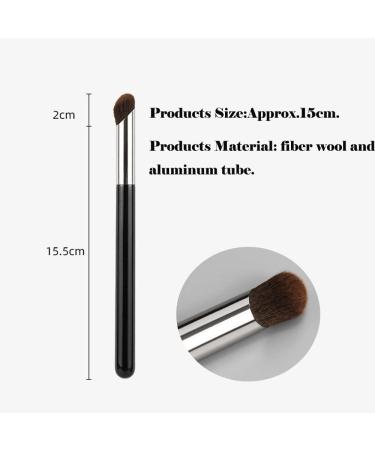 Nose Contour Brush & Under Eye Concealer Brush - Angled Blending Brushes for Bronzer Foundation & Setting Powder | International Shipping - Buy Online on GoSupps.com