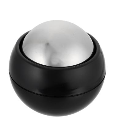Fomiye's hand massage ball circulation promote fitness ball manual roller massager cold foot massage device massage device for muscle relief ball to relieve muscle pain. 6.5x6.5x6cm black