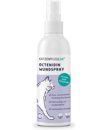 Buy 24 Octenidin Wundspray for Cats | Disinfect & Protect Wounds | 125ml Effective Care - Buy Online on GoSupps.com