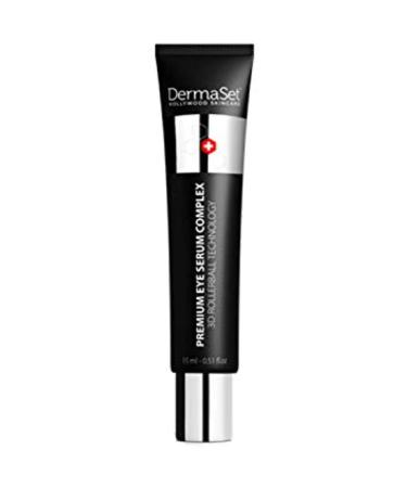 DermaSet Eye Serum with Caffeine and Vitamin C to Improve Fine Line and Dark Circles | 0.51 Fl Oz (Pack of 1)