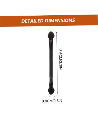 50 Pcs Double Ended Eye Shadow Stick Disposable Makeup Girls Lipstick Eyeshadow Sticks Miss 8.6X0.8CMx2pcs Blackx2pcs - Buy Online on GoSupps.com